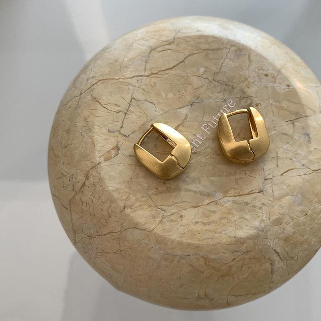 925 zilveren minimalistische geometrische witte zirkoon oorbellen voor dames meisje mode nieuwe sieraden dames cadeau feest