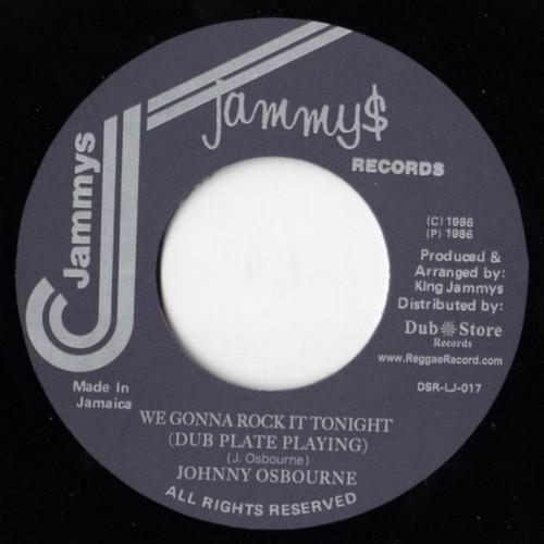 

7inch Record JOHNNY OSBOURNE - We Gonna Rock It Tonight (Dub Plate DSRLJ017 Jammy s Records 2010 Japan Reggae, Ska & Dub Used