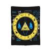 Gravitys Falls Bill Cipher Blanket Flannel  Super Warm Throw Blankets for Bedding Couch Bedroom Quilt