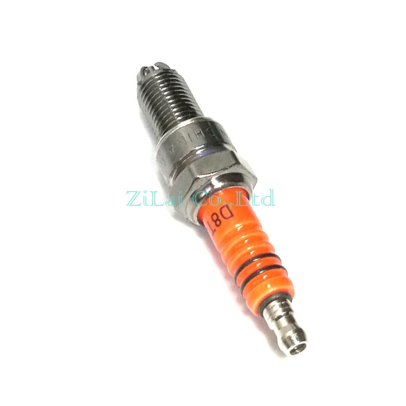 Wholesale 10pcs Spark Plug D8TC for Motorcycle Dirt Bike ATV Quad Motard Moped Buggy Scooter Motocross