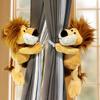 Cute Lion Window Curtain Clip With Fabric Material For Kids Decoration Bedroom
