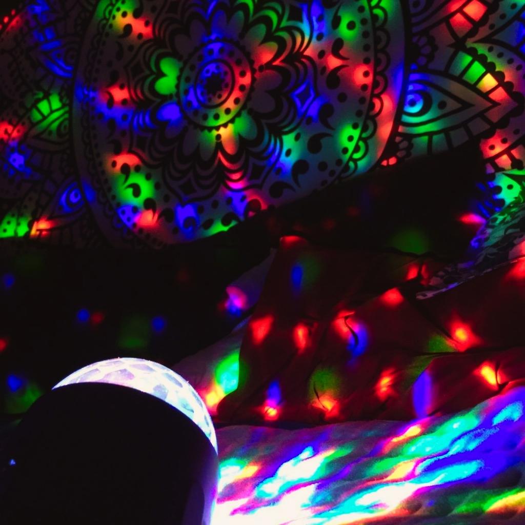 Strobe And Remote Control Disco Ball Ambiance Lights. Holiday Family Gatherings, Birthdays, Weddings, Bars, Clubs