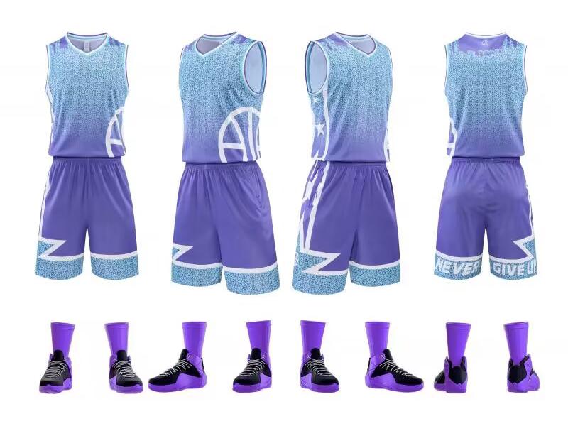 Men's Custom Breathable Basketball Training Uniform Set