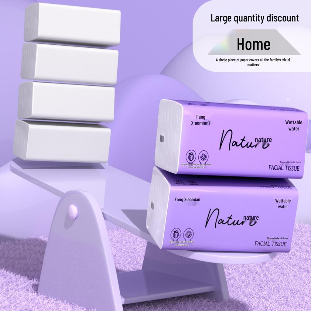 Fang Xiao Mian Thickened 5-Ply Absorbent Facial Tissues - Full Box