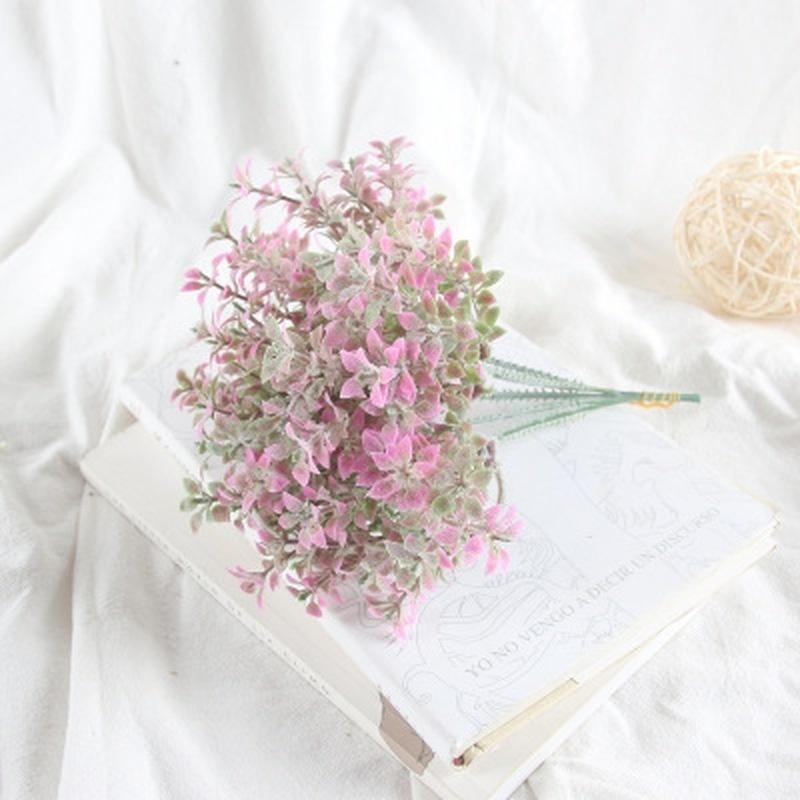 

1 шт искусственные растения поддельные цветы свадебное украшение дома венок подарочная коробка розовый