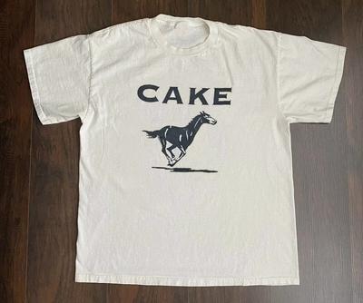 Cake Band Horse Gift For Fan White T Shirt Full Size S5XL Unisex T-Shirt