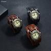 Men Punk Retro Simple Fashion Pin Buckle Strap Leather Watch