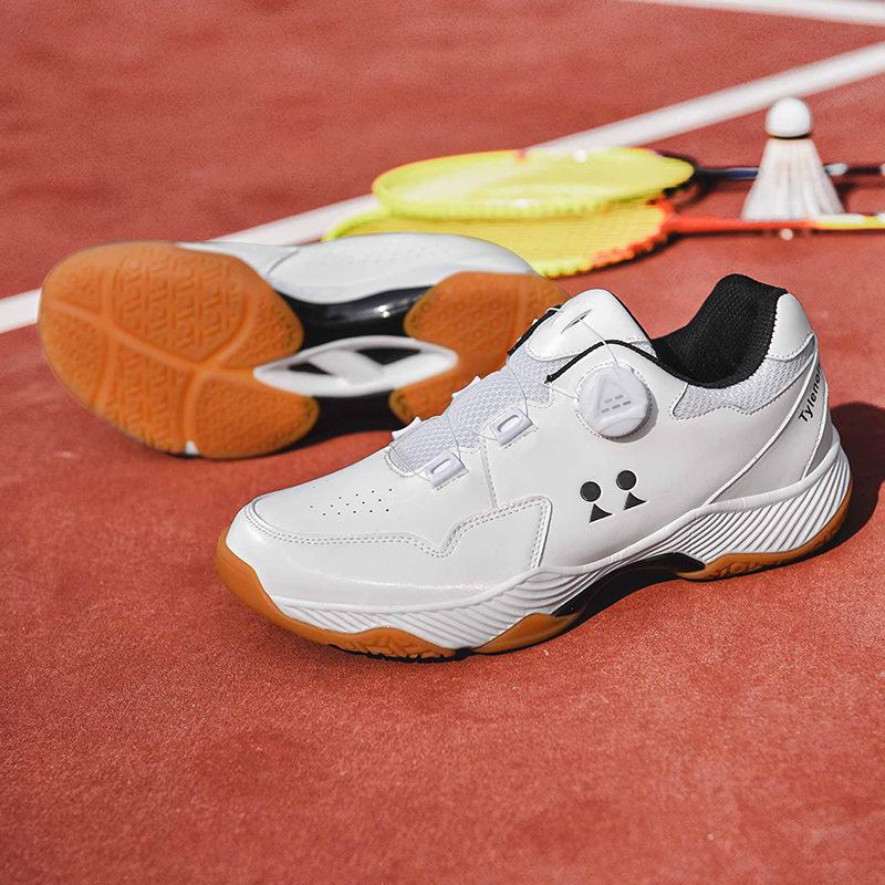 New men's and women's professional badminton shoes are breathable and wear-resistant, lightweight and shock-absorbing training tennis sports table