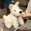 Cute West Highland White Terrier Puppy Plush Toy - Soft, Fluffy, Mini Doll for Dog Lovers