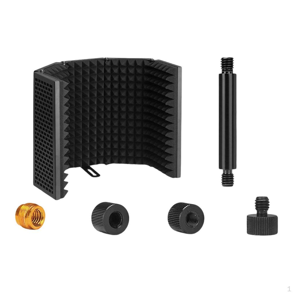 , Reflection Filter, Vocal Recording Panel, Sound Absorbing Foam for Singing, Podcasts