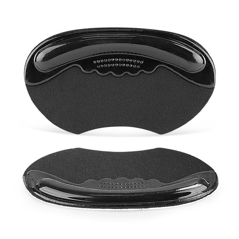 

Loafers Anti-wear Silicone Curved Heel Sticker Sneakers Big Change Small Size To Prevent Heel Cutting Self-adhesive Half Size Pad