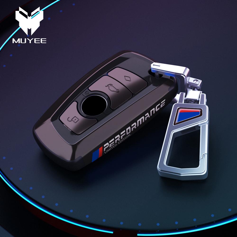 Car Remote Key Case Cover Holder Shell Bag Fob For BMW F20 F30 F31 F34 F10 F11 F25 I3 M3 M4 F15 F16 3 5 Series GT Accessories