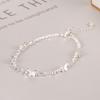 925 Silver Butterfly Bracelet for Girl Bead String Design Insect Fashion Versatile Jewelry Gift