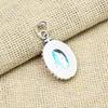 AAA+Mystic Topaz Gemstone Handmade 925 Sterling Silver Pendant Jewelry For Engagement Gift