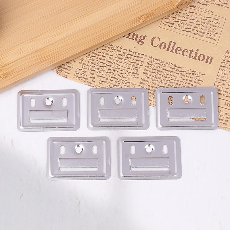 100Pcs/Sets Stainless Steel Wall Panel Buckle Hasp Clamp Fixing Piece Connector