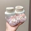 Baby Girl Soft Sole Princess Shoes: Plush, Anti-Drop, for 0-1 Year Old (3-6 Months), Perfect for Autumn and Winter