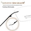 Men's Business Rimless Super Elastic Alloy Eyeglass Frame, Ultralight & Stylish for Myopia