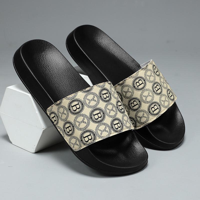 Men's Trendy Printed Non-Slip Flip-Flops: Soft, Comfortable, Wear-Resistant for Indoor/Outdoor Use