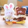 Cute Little Rabbit Pendant Plush Toy Doll Bear Schoolbag Hanging Decoration Keychain Doll Doll