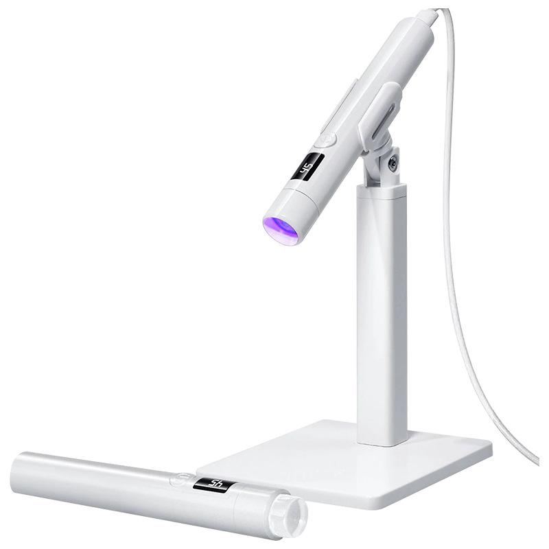 Rechargeable UV Nail Lamp Salon Grade Fast Curing Adjustable Stand LED Gel Dryer for Home DIY Use