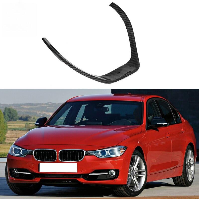 Car Interior Steering Wheel Panel Decoration Cover Trim For BMW 3 Series F30 F31 2013-2018 Carbon Fiber Decorative Frame