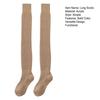 1 Pair Women Winter Warm Long Socks Solid Color Thickened Soft Thermal Stockings Fluffy Female Over Knee Socks