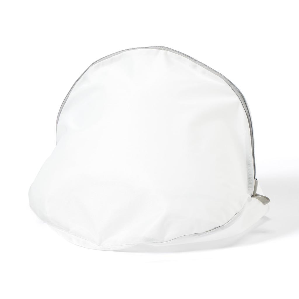 MUJI Polyester Reversible Laundry 52cm X 35cm X 35cm 83932367 Net, Round, Large, Approx. (W) (D) (H)