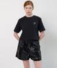 Nevel Everywear Logo Crop T-Shirts_Black