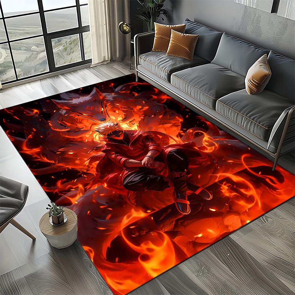 27 Style Cartoon 3D I-Itachi Japan Anime Carpet Rug for Living Room Bedroom Home Sofa Decoration,Kid Area Rug Non-slip Floor Mat