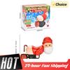 Festive Christmas Fun Santa Claus Bubble Machine with Music & Light Farting Soap Bubble Toy Novelty Xmas Kids Unique Gift