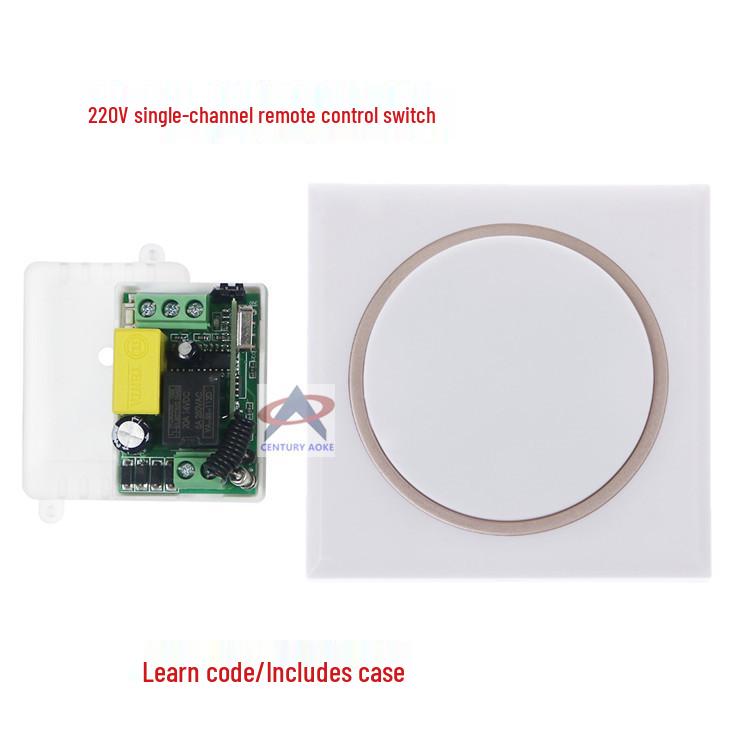 AC220V Remote Control Light Switch / 10A Relay / Single Channel / Learning Code / Home Controller
