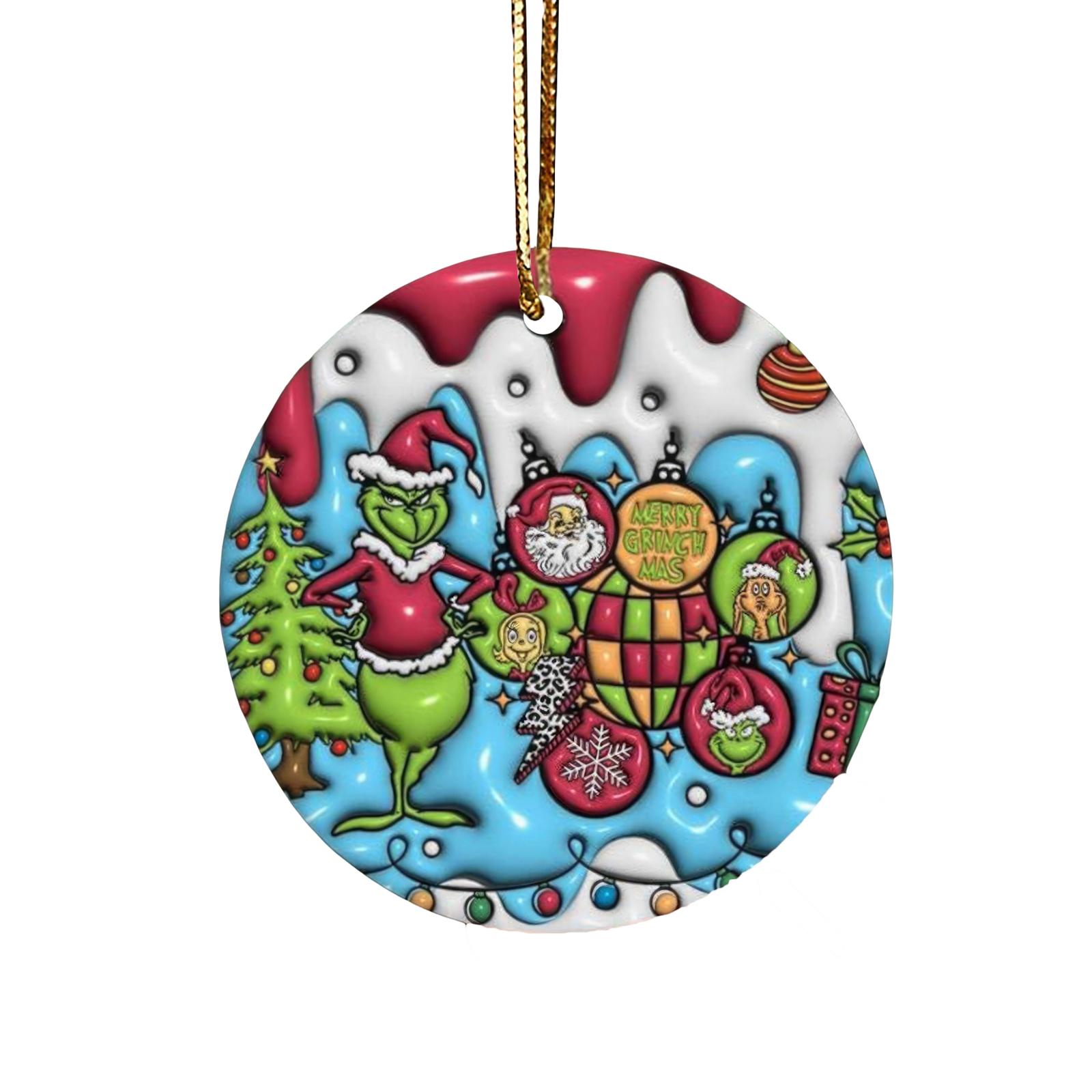 

Украшения для рождественской елки, Праздничные украшения для рождественской елки, Рождественские украшения Подвесные украшения для елки, Подарки для девочек One Size