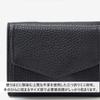 VITAFELICE Leather Mini Wallet Women's Tri-fold (bsrw-201ns) (Black)
