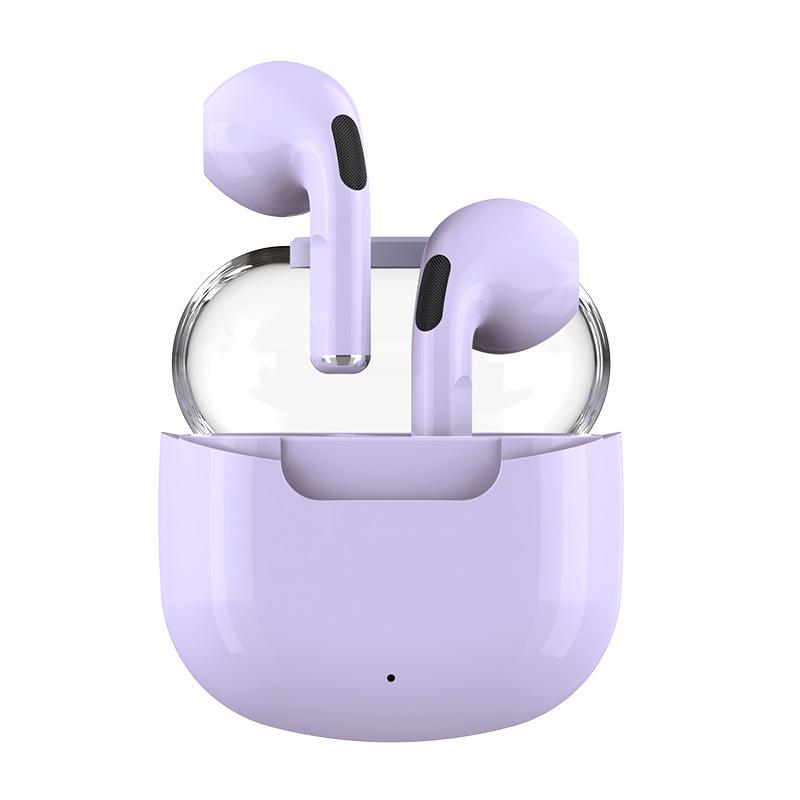 Novos Fones de Ouvido Bluetooth Sem Fio Tws Cápsula Transparente Semi-intra-auriculares Fones de Ouvido Sem Fio