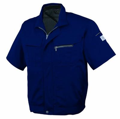 [COCOS Nobuoka] A-4450 Short Sleeve Blouson, Navy Mariner, EL