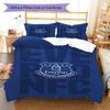 Everton Logo  Pattern Bedding Quilt Set Quilt Cover Pillowcase Home Decoration Birthday Gift (1 * Duvet Cover + 2 * Pillowcase, Without Core)