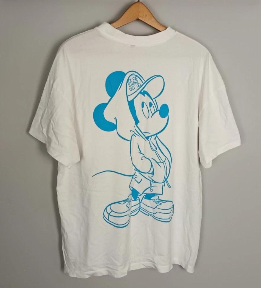 

VINTAGE RETRO 90s DISNEY MICKEY MOUSE BRIGHT BOLD FESTIVAL USA T SHIRT TOP M