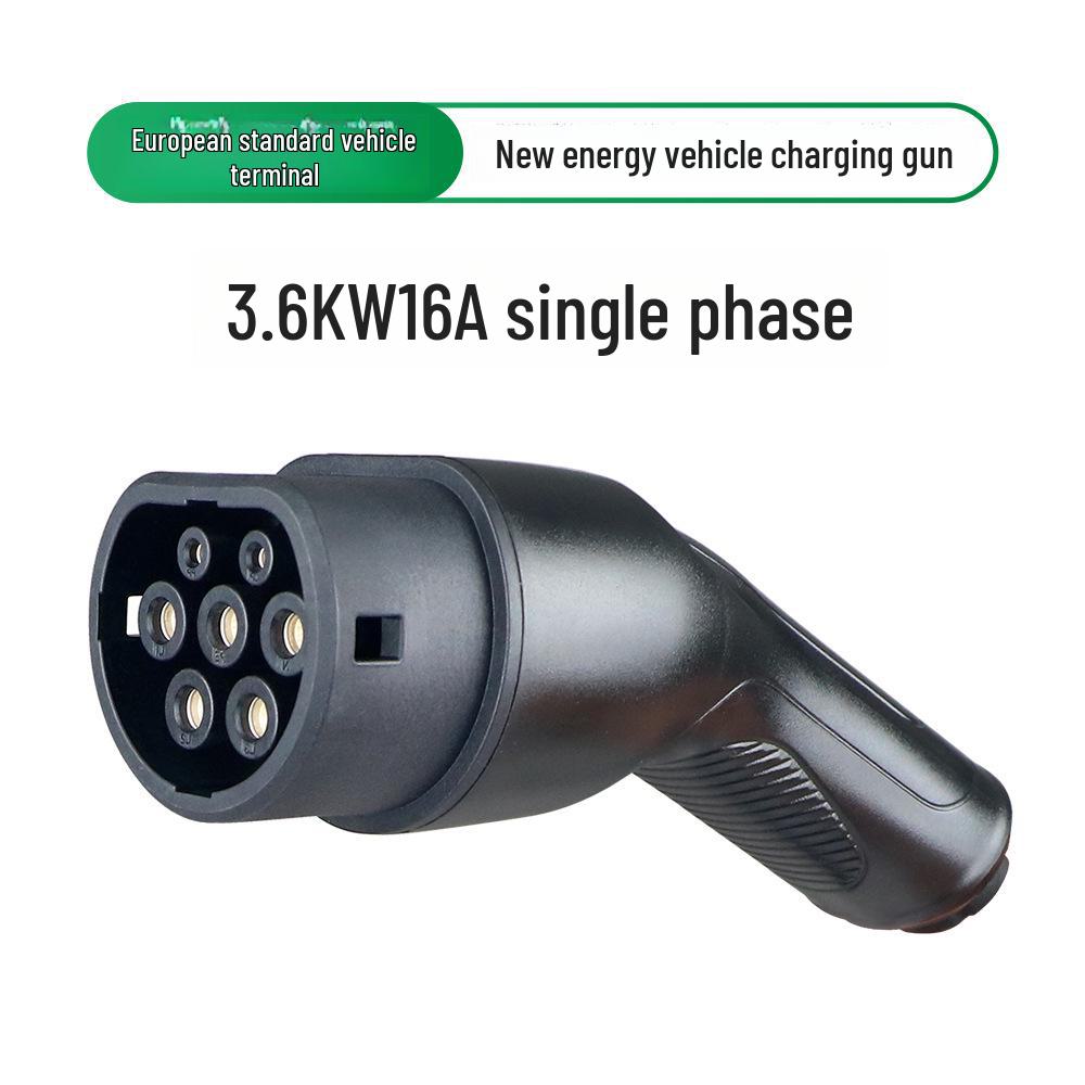 Universal Electric Vehicle Charging Gun: 16A/32A, Compatible with National, European, and American Standards