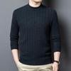 FengXun Men's Half Turtleneck Wool Blend Sweater FXT6556