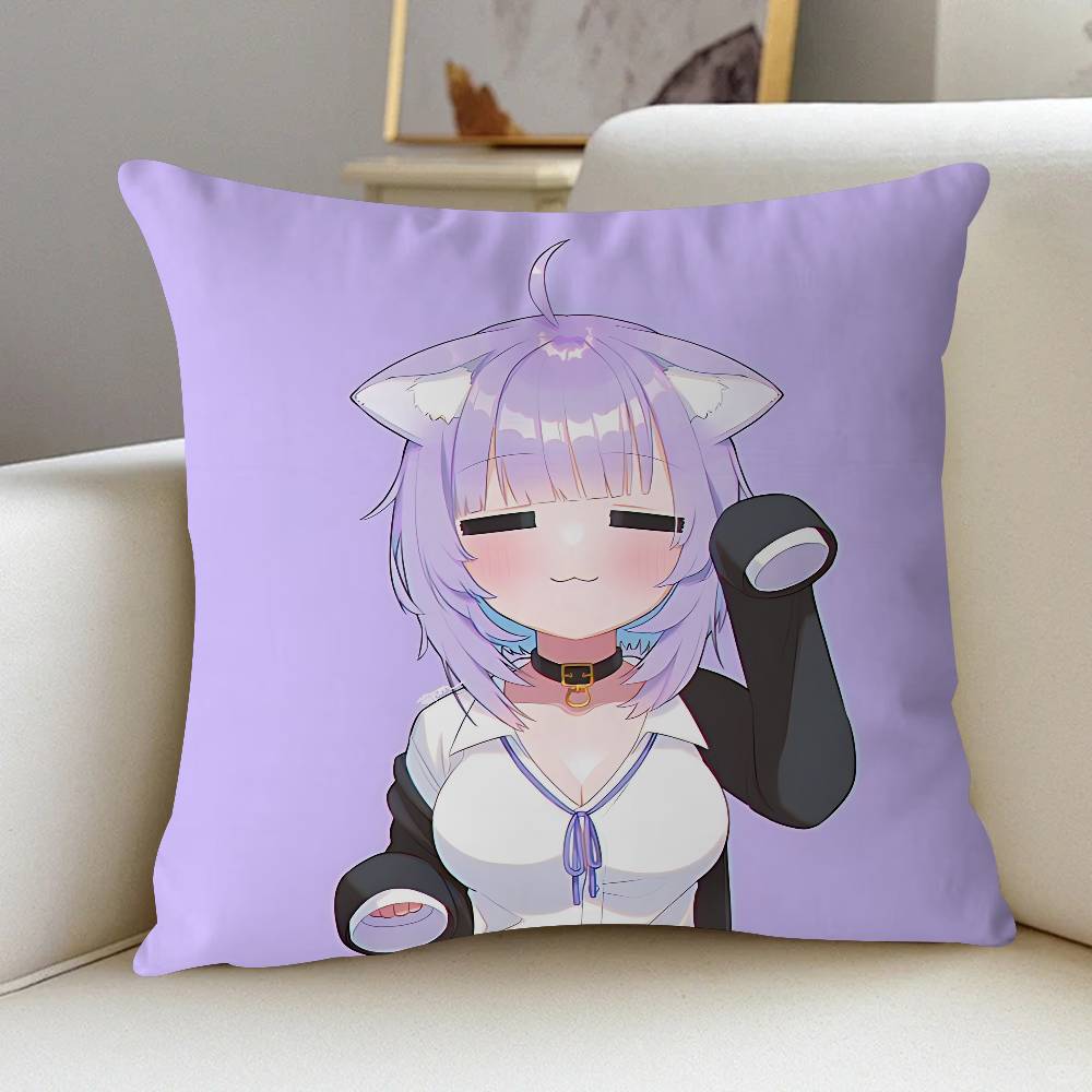 

Nekomata Okayu Pillow Gift Home Office Decoration Bedroom Sofa Car Cushion Cover Case 45x45 12x12Inch