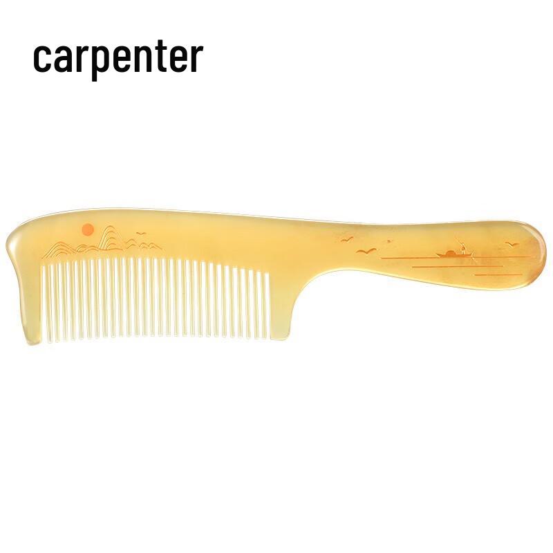 Tan Mujiang Shanhe Zhi Sheep Horn Comb