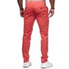 Men European Style Solid Color Loose Casual Long Trousers