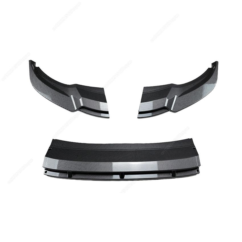 Car Front Bumper Lip Spoiler Splitter Diffuser Protector Lower Blade For Volkswagen VW Tiguan MK2 Rline 2021-2023 Bodykit Tuning