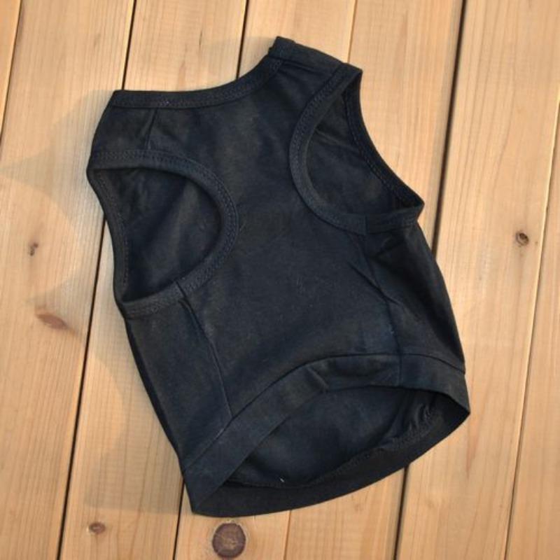 Summer Black Vest, Breathable, Teddy, Bichon