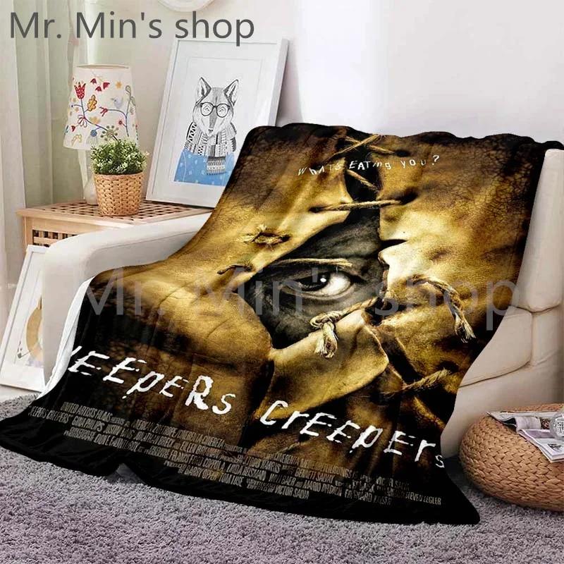 Плед Хэллоуин Jeepers Creepers Фланелевый Мягкий Плед Для Детей Взрослых Кровать Клетчатый Покрывало Домашний Текстиль