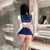 Cosplay sexy spodní prádlo roztomilé sladké námořnické uniformy dvourozměrné cos školní uniforma pokušení