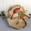 Pippi Langstrumpf, Illustration Automatisches Öffnen und Schließen Regenschirm, Kompakter Reise Regenschirm, Leicht und Tragbar, Geeignet für Bea
