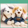 Plüsch-Hundespielzeug mit Latzhose für Kinder, Geschenk und Schlafzimmerdekoration