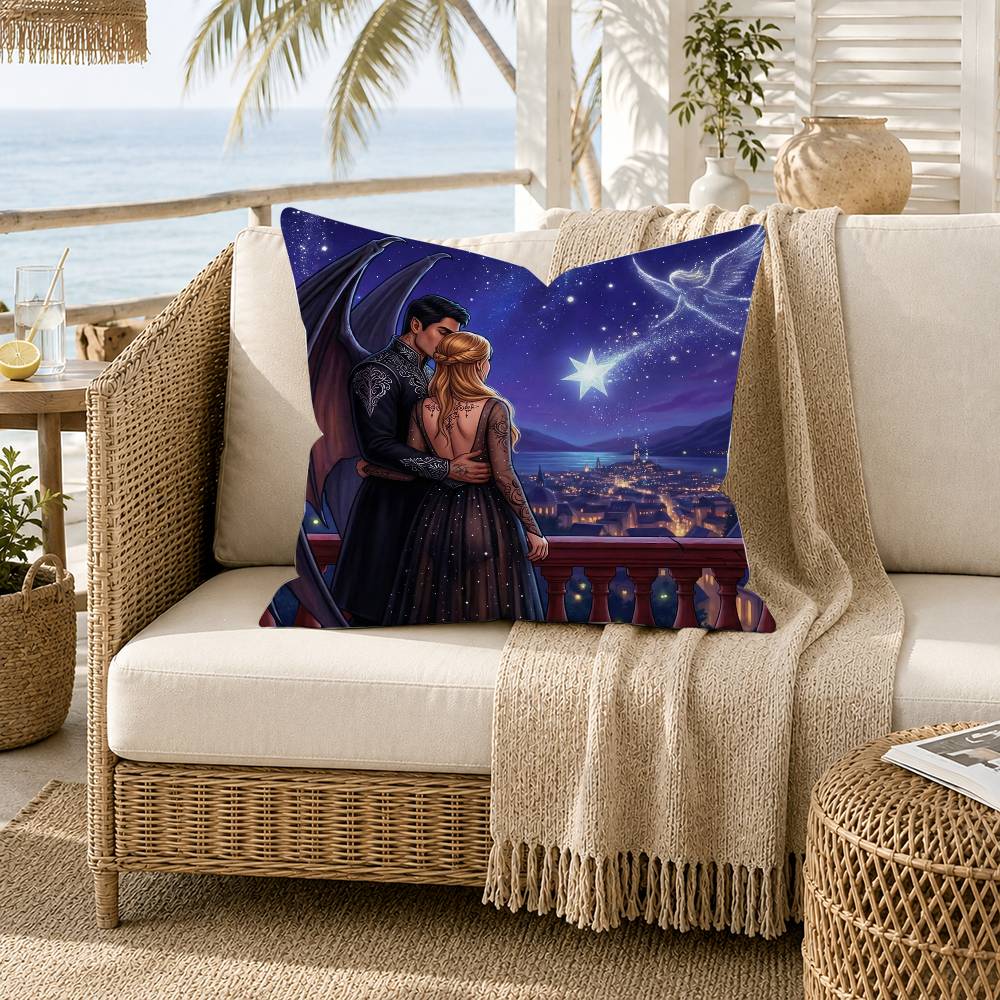 A Acotar A Court of Mist and Fury Pillow Case for Sofa Living Room Home office Decor Protective Cover