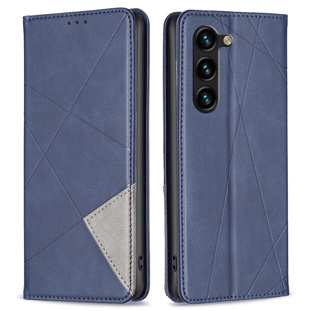 For Samsung Galaxy S25+/S24+ Case Anti-Scratch PU Leather Phone Cover Shell with Card Slots